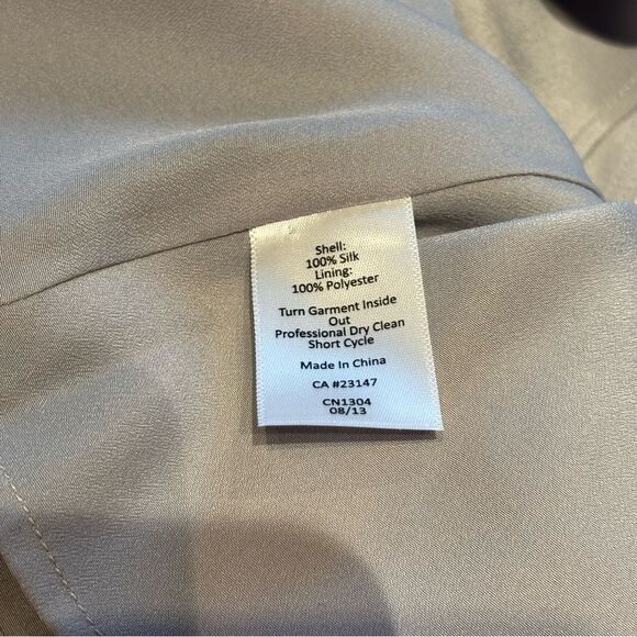 NWT Talbots 100% Silk with Rhinestones 8p - Picture 4 of 4